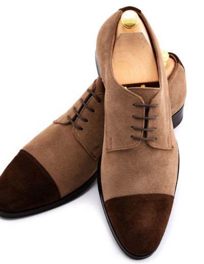Pantofi costum barbat piele intoarsa | Anghel Constantin Tailoring